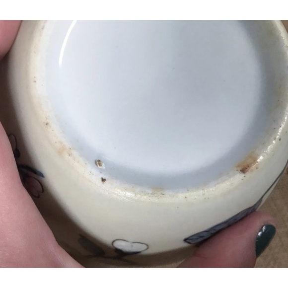 Vintage Bulbous Floral Vase Botanical Grandma Granny Cottage Core Boho - Picture 6 of 6